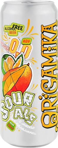 

Напиток пивной Origamika Sour ale mango-calamansi безалкогольный 330 мл
