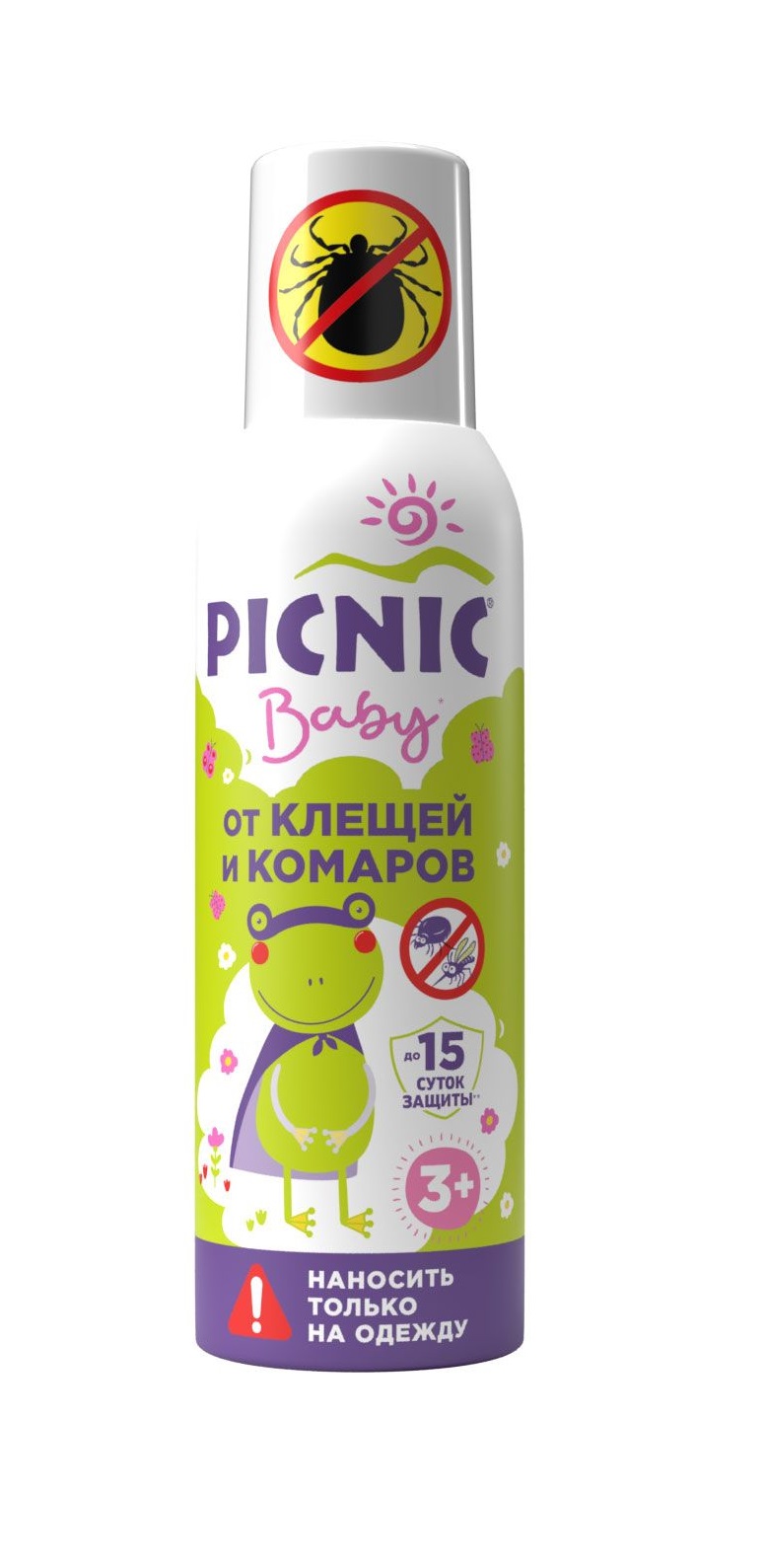 

Аэрозоль Picnic Baby от комаров и клещей для детей 125 мл
