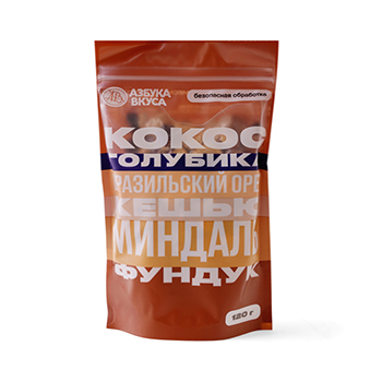 

Смесь орехов Азбука Вкуса с голубикой и кокосом 120 г