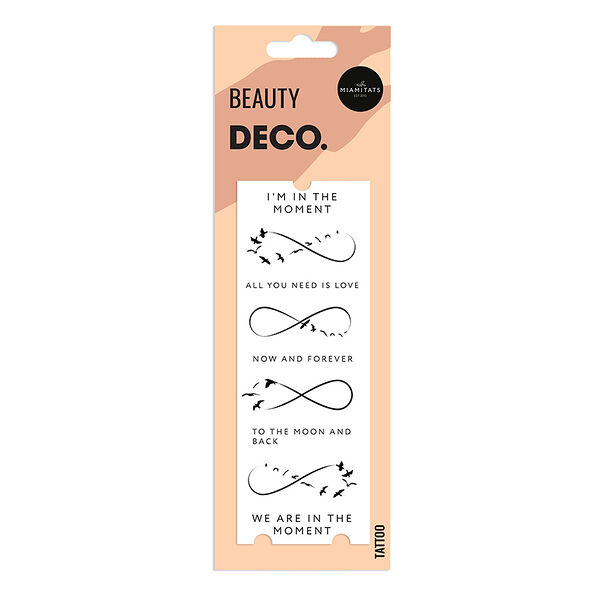 Татуировка для тела Deco Real Tattoo by Miami tattoos Infinite