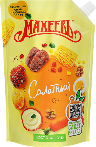 

Соус майонезный Махеевъ Салатный 40% 630 г