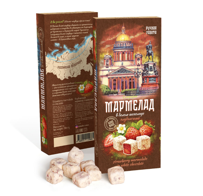 

Мармелад Сладарт Клубничный Исаакиевский собор 150 г