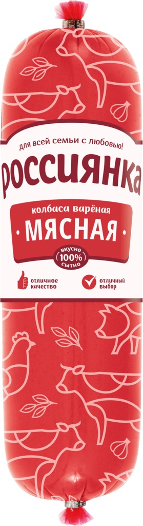 

Колбаса Россиянка Мясная вареная вес