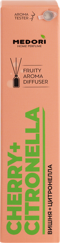 Ароматический диффузор Medori Cherry Citronella настольный 30 мл