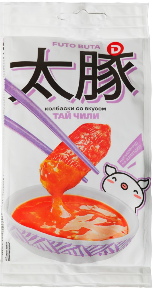 

Колбаски Дымов Тай Чили сырокопченые 50 г