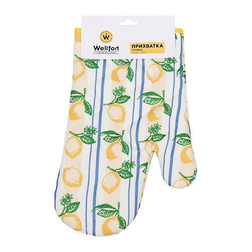 Прихватка-рукавица Wellfort Лимоны 17.5 х 27 см