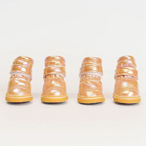 Ботинки дутики золотые  Petmax 3 (М)