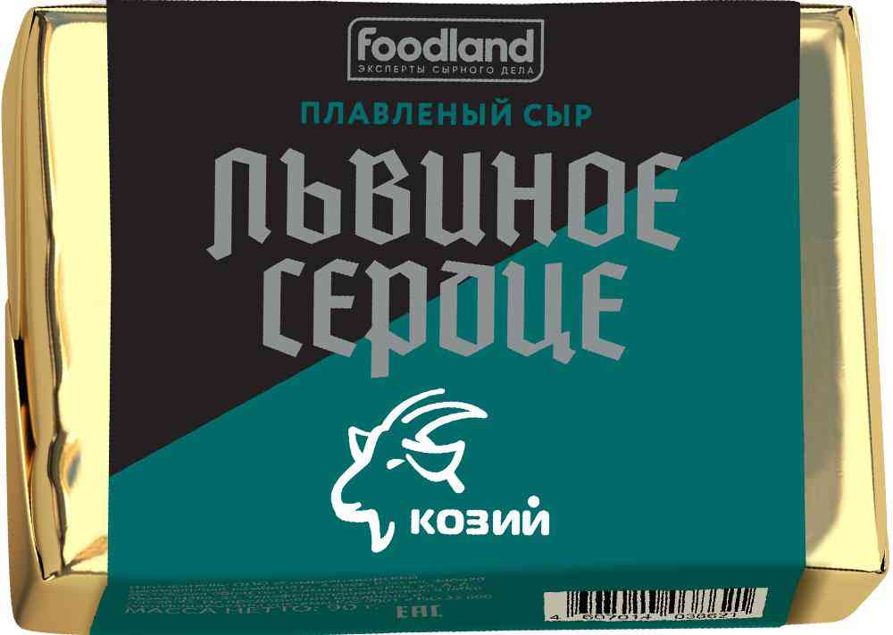 

Сыр козий плавленый Львиное Сердце 35% 90 г