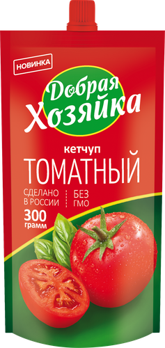 

Кетчуп Добрая хозяйка Томатный дой-пак 300 г