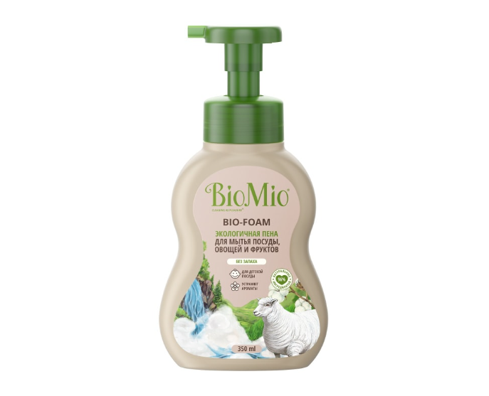 

Пенка для мытья посуды BioMio Bio-Foam без запаха 350 мл