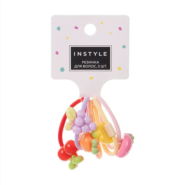 Резинка для волос, INSTYLE, 5 шт., в ассортименте
