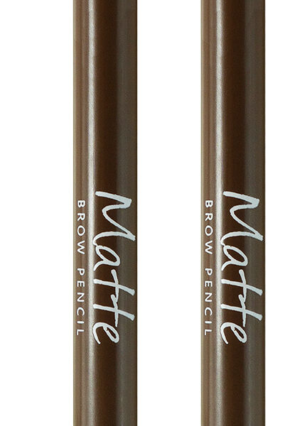 Стойкий карандаш для бровей с щеточкой Kiki Matte, 61 светло-коричневый, 1.1 г