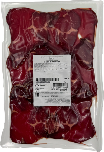 

Балык говяжий Сава сыровяленый 80 г