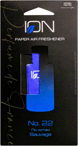Ароматизатор Тэнси подвесной картон ION Perfume, 1 шт, в ассортименте