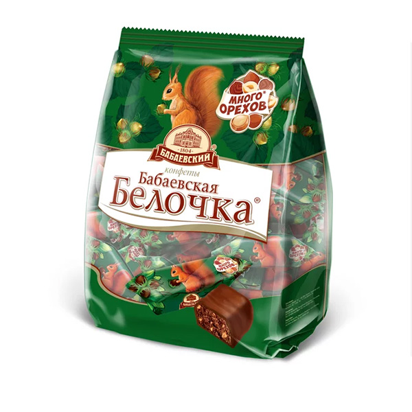 

Конфеты Бабаевский шоколадные Белочка 200 г
