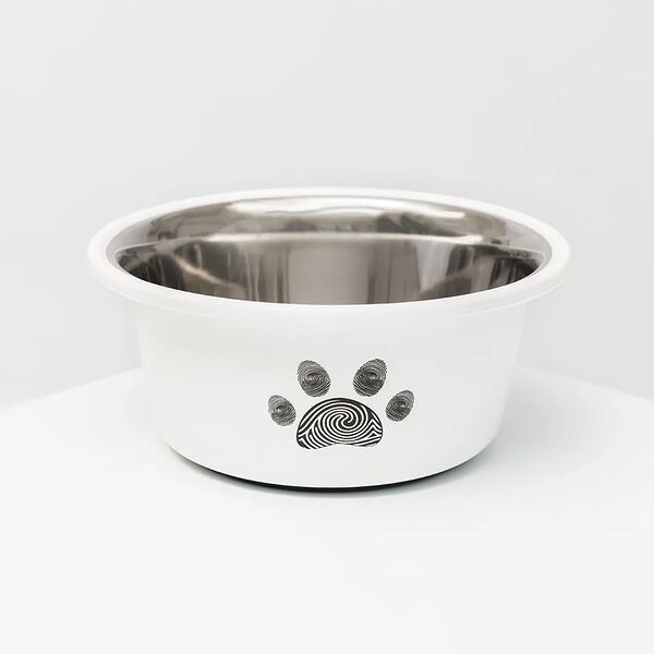 Миска  Forenics Paw, 850 мл, белая