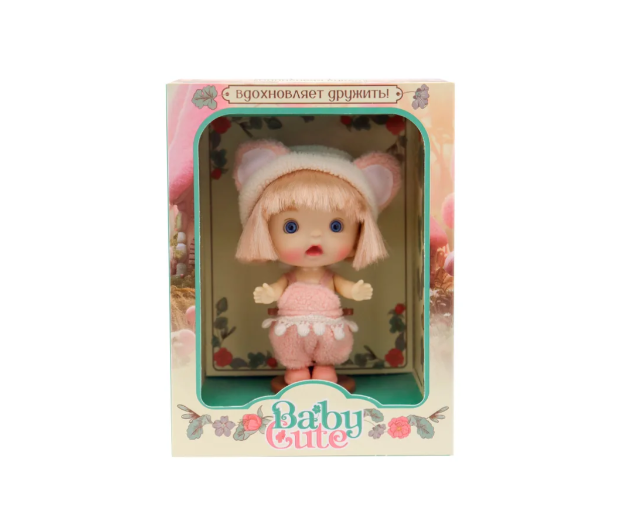 

Кукла Funky Toys Baby Cute виниловая 10 см, 1 шт. в ассортименте