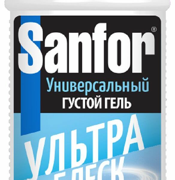 Чистящее средтство Sanfor Ультра блеск универсальный с хлором 750 мл