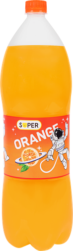 Напиток Super Orange сильногазированный 2 л