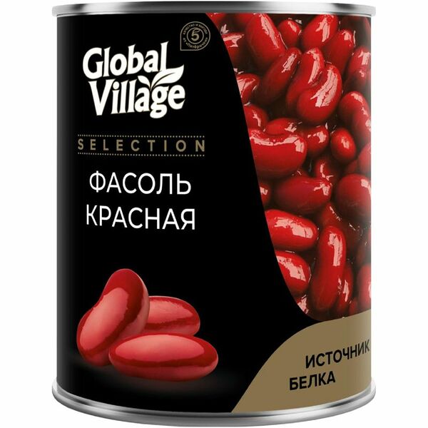 Фасоль красная Global Village 400 г