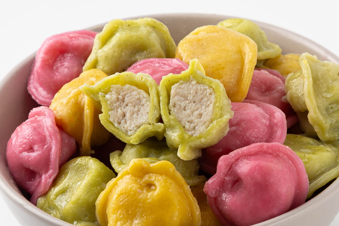 

Пельмени мини ВкусВилл с цыпленком-бройлером цветные 800 г