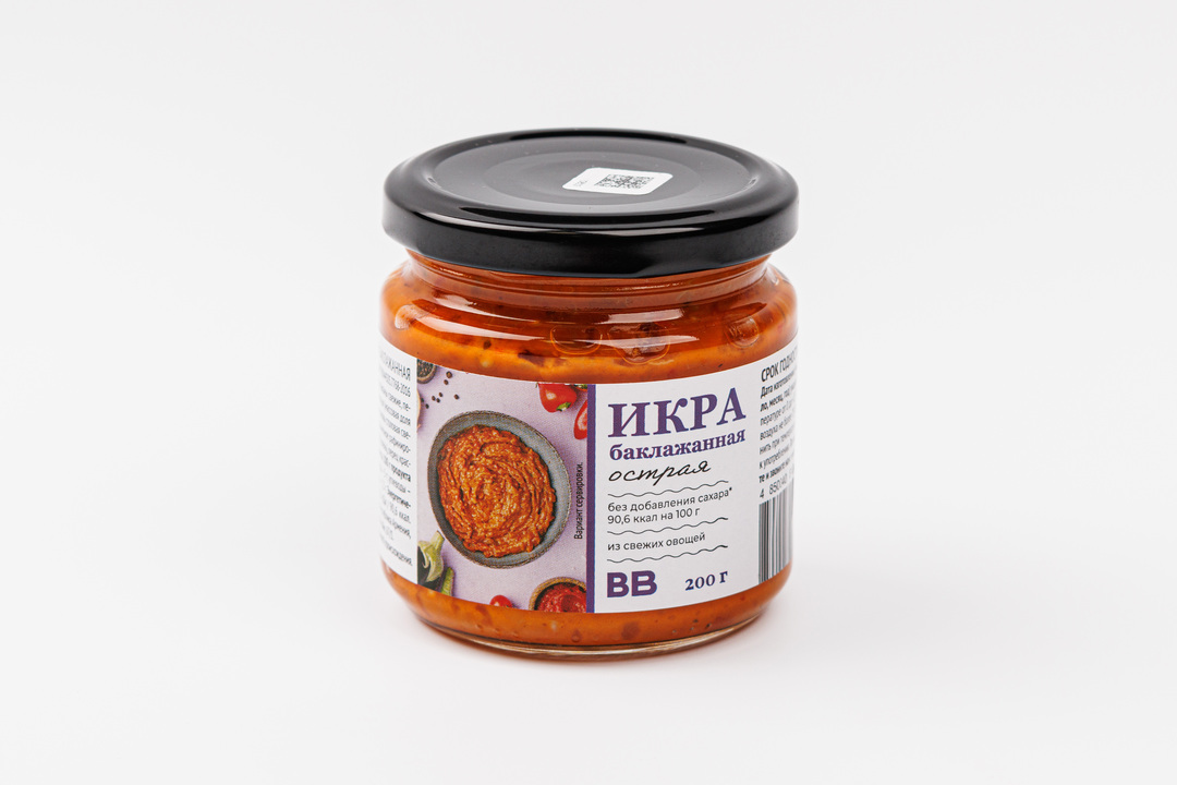

Икра баклажанная ВкусВилл острая 200 г