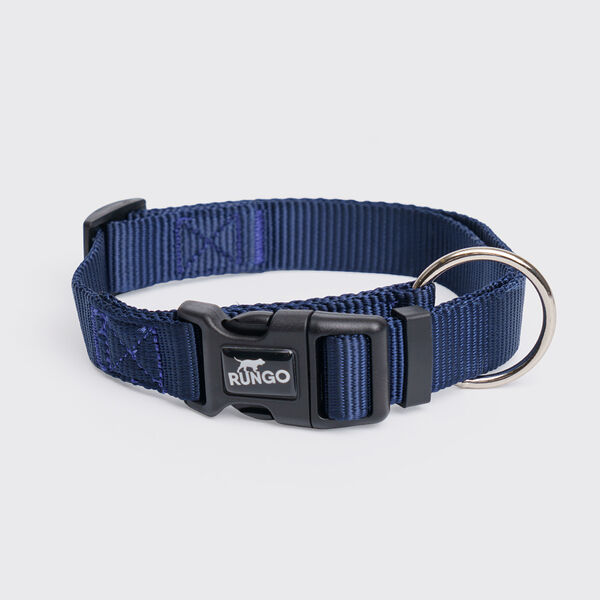 Ошейник Rungo нейлон 25 мм/40-63 см синий