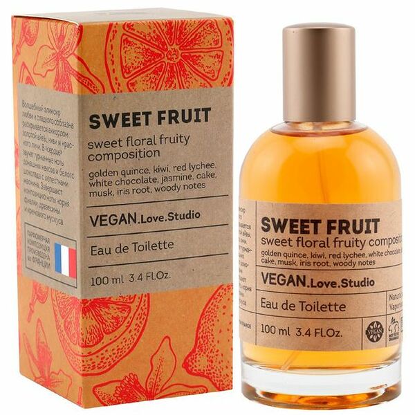 Туалетная вода Vegan Love Studio Sweet Fruit женская 100 мл