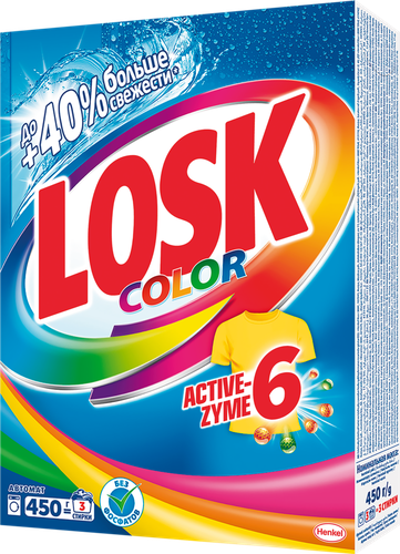 

Стиральный порошок Лоск Колор Автомат 450 г