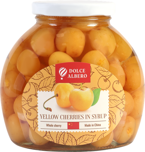 

Вишня желтая Dolce Albero консервированная в сиропе с косточкой 530 г