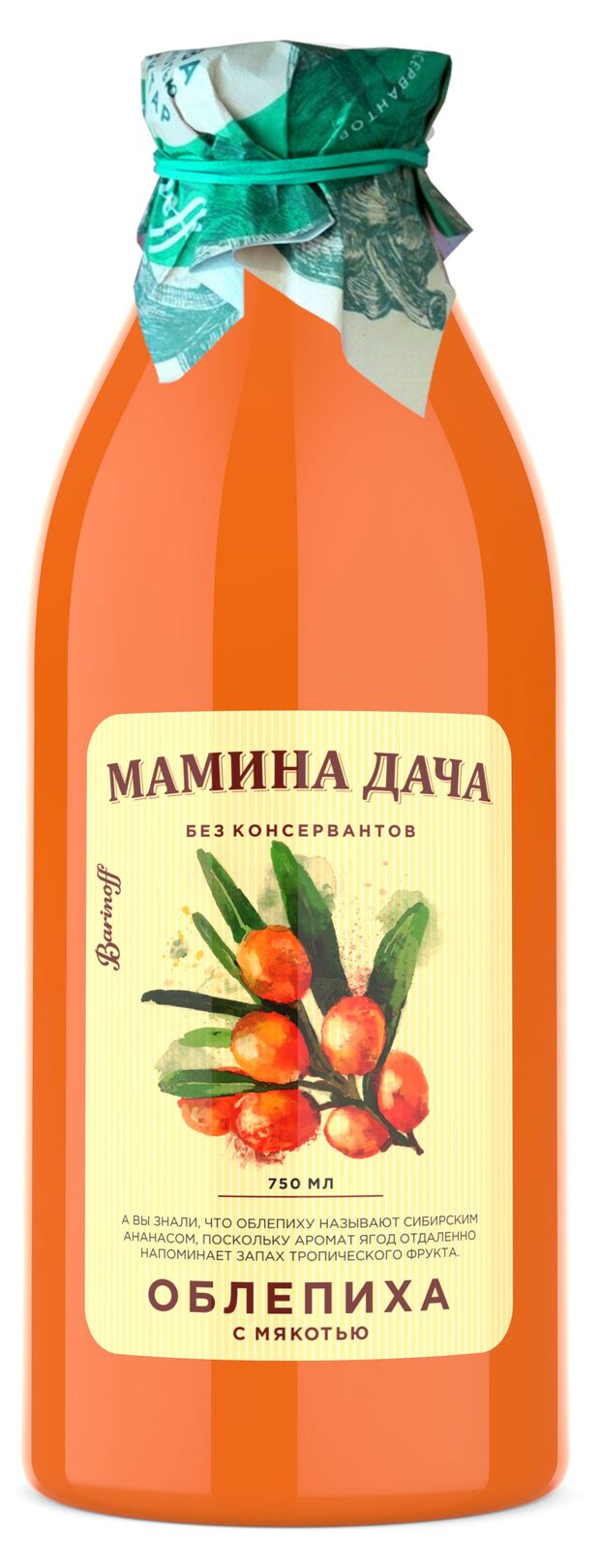 

Нектар Мамина дача облепиха с мякотью, 750 мл