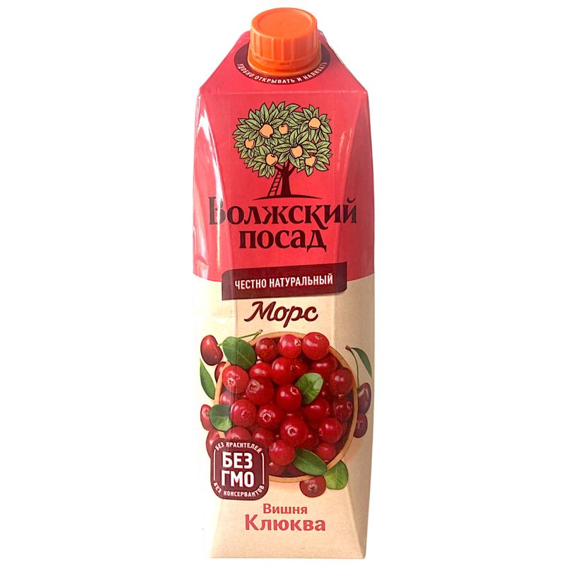 

Морс Волжский Посад Вишня-Клюква 1 л