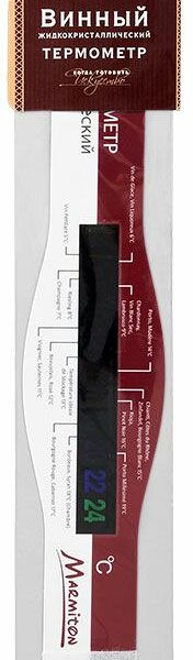 Термометр Marmiton винный жидкокристаллический, 5x32 см