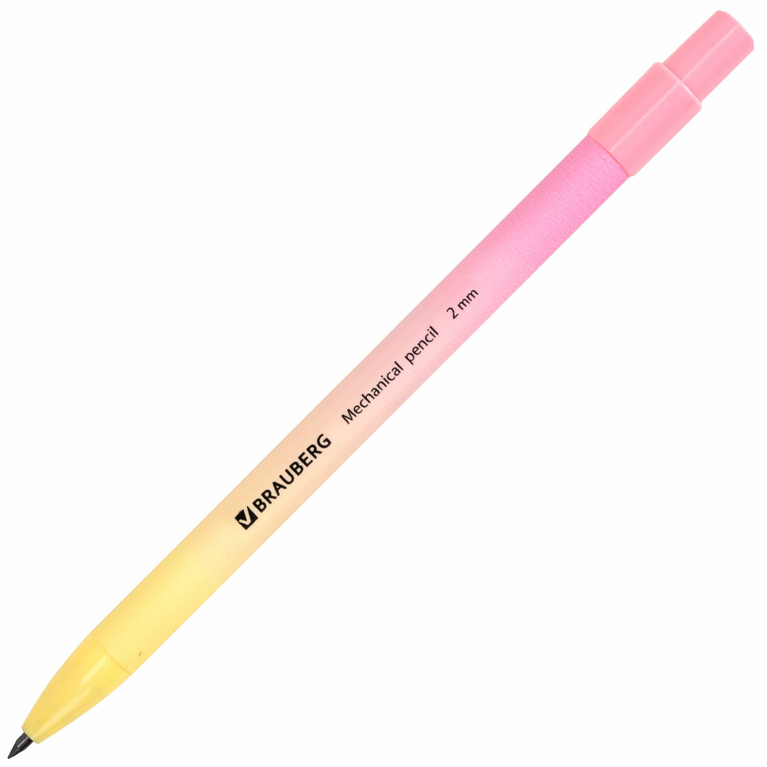 

Карандаш механический Brauberg 2 мм, цанговый, точилка, корпус Grade Pastel, в ассортименте