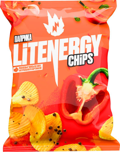

Чипсы картофельные Lit Energy Паприка 120 г