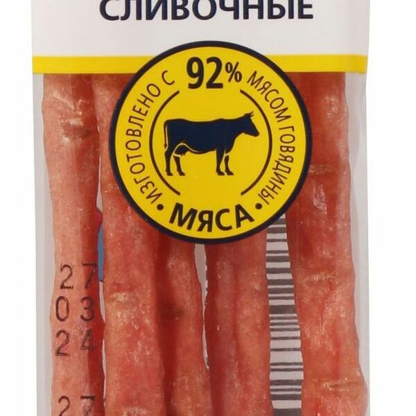 Лакомство для кошек Titbit Золотая коллекция Колбаски Сливочные 20 г