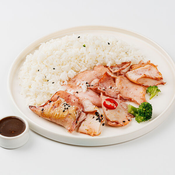 Кальмар Гриль ВкусВилл с рисом 250 г