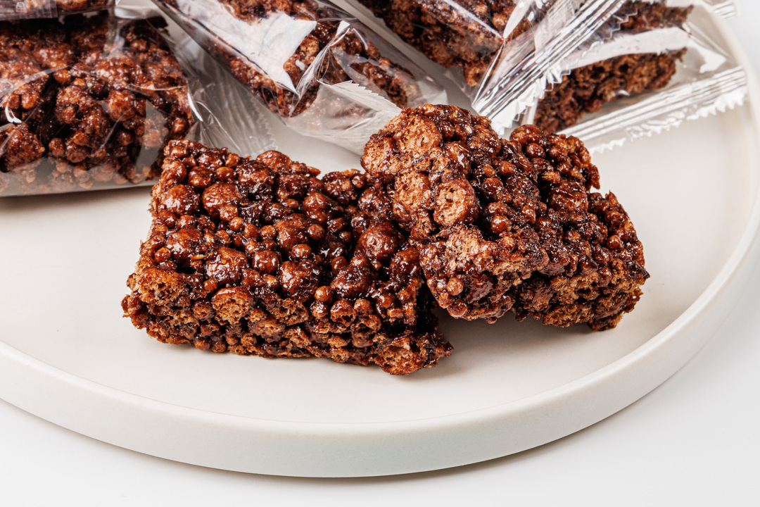 

Батончик злаковый со сгущенным молоком и какао вес