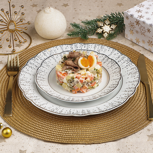 

Салат оливье Лента Fresh с говяжьим языком, вес