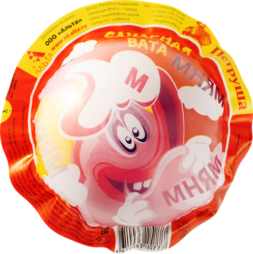 

Сахарная вата Петруша Шар 16 г