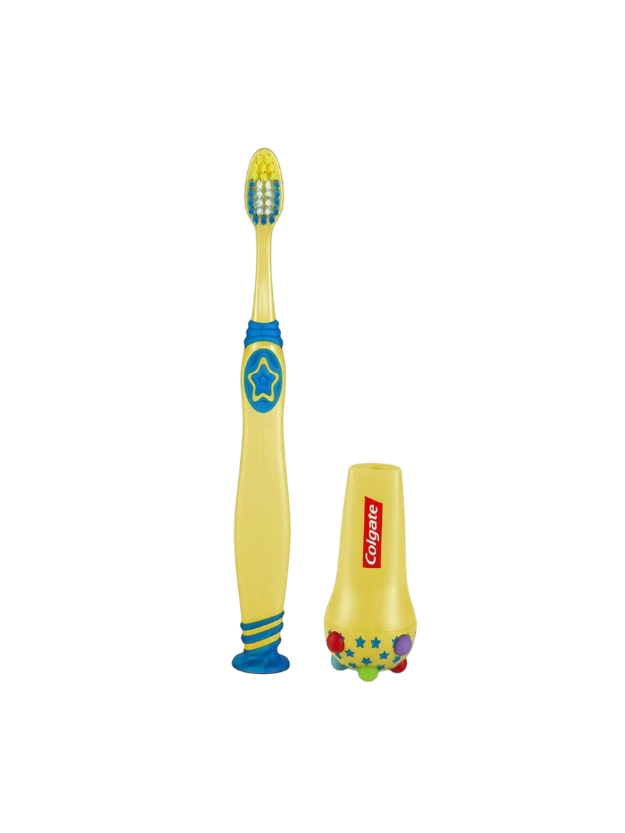 

Детская зубная щетка Colgate Magik с приложением для чистки зубов 5+ супермягкая