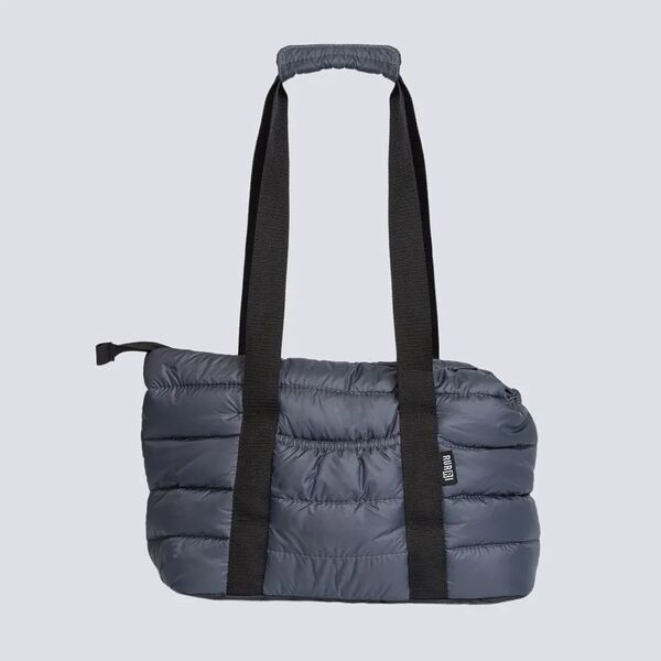 Сумка-переноска для кошек и собак мелких пород Дутик, 46х25х23 см, серый