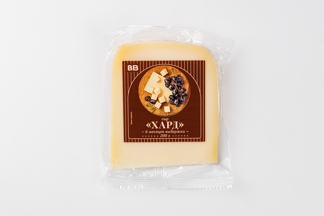 

Сыр ВкусВилл Хард выдержка 6 мес 200 г