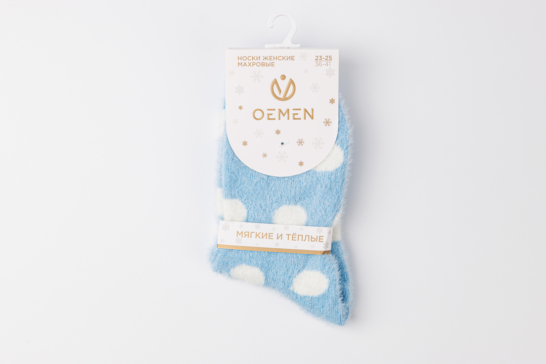 

Носки женские Oemen Пушистые р. 23-25 1 пара цвет в ассортименте