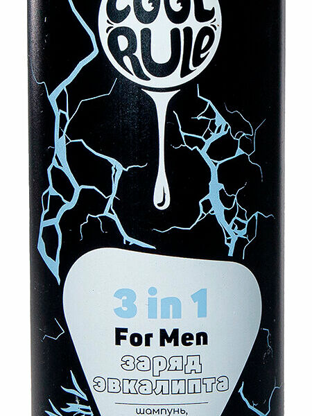 Шампунь Cool Rule For Men 3в1 Заряд эвкалипта