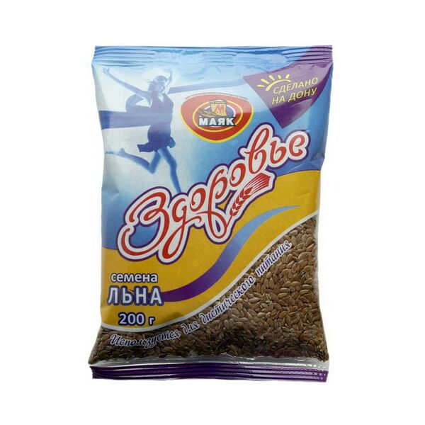Семена льна масличного Здоровье 200г Маяк