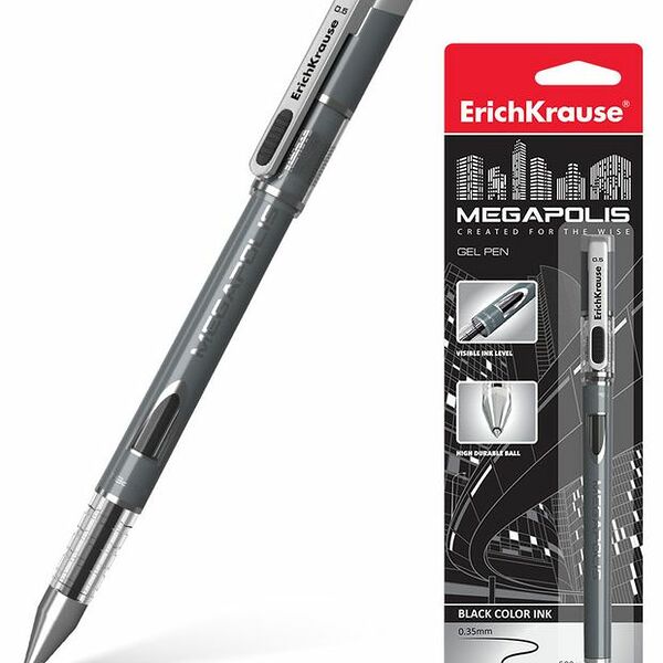 Ручка гелевая Megapolis (Мегаполис) ТМ Erich Krause (Эрих Краузе)