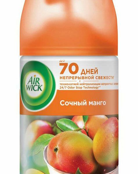 Сменный баллон для автоматического аэрозольного освежителя воздуха Air Wick 250 мл