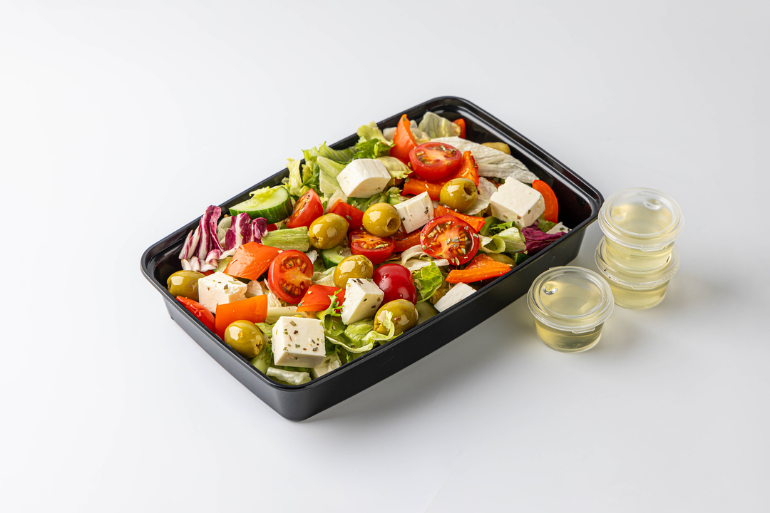 

Большая порция салата ВкусВилл Греческий 531 г