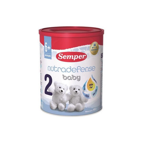 Смесь молочная Semper Бэби Нутрадефенс 2 400г ДП
